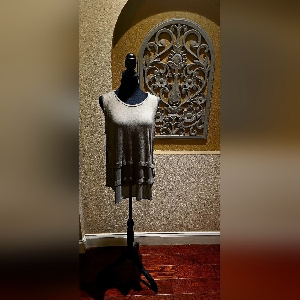 Michael Kors Chiffon XL NWOT Sharkbite Hem Quiet Luxury Minimalist Resort Soft